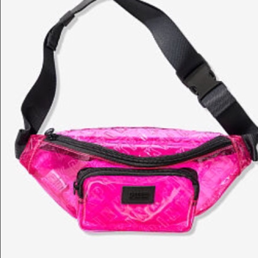 NEW! 🍭 PINK Medium sized embossed belt bag!